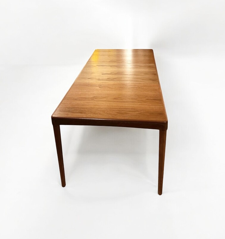 F 362 SC extendable teak dining table by Bramin, 1960’s