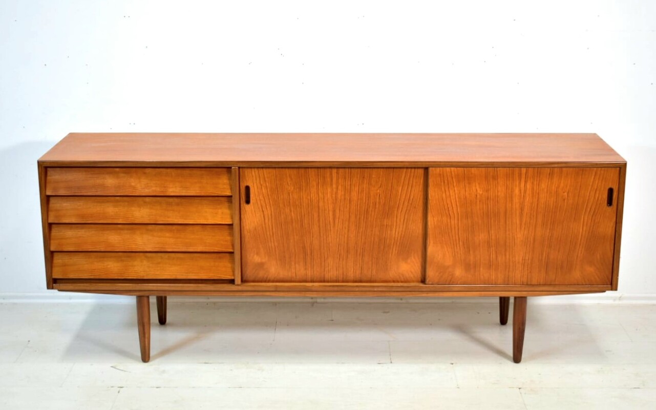 F 368 JC Teak sideboard by Bramin, Denmark 1960s