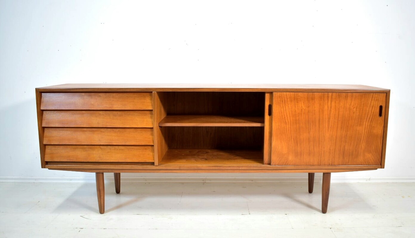 F 368 JC Teak sideboard by Bramin, Denmark 1960s