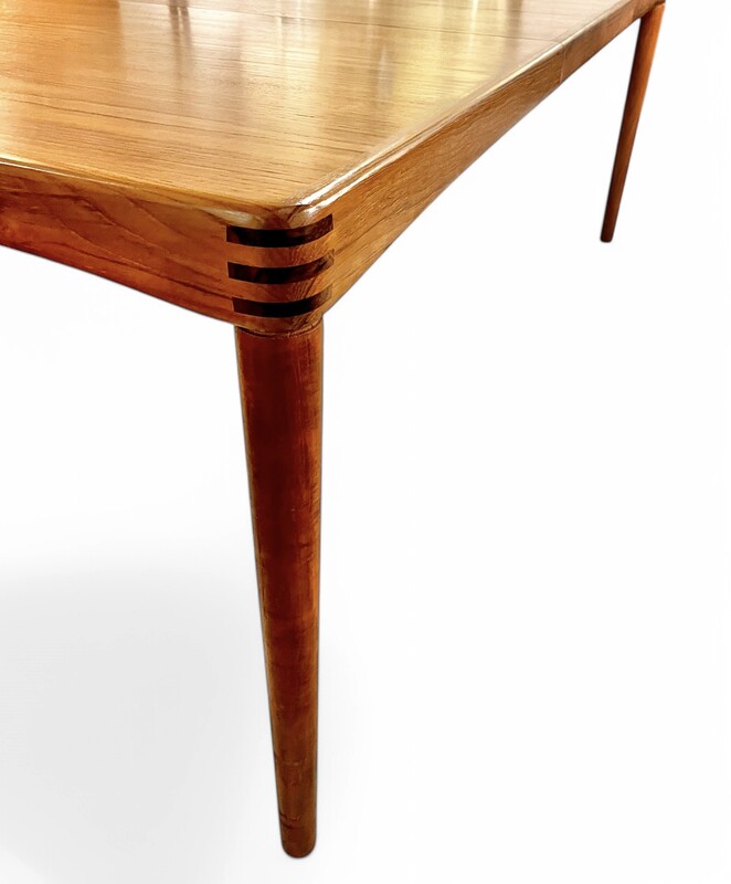 F 389 JC teak Dining Table Dining Table by H.W. Klein for Bramin