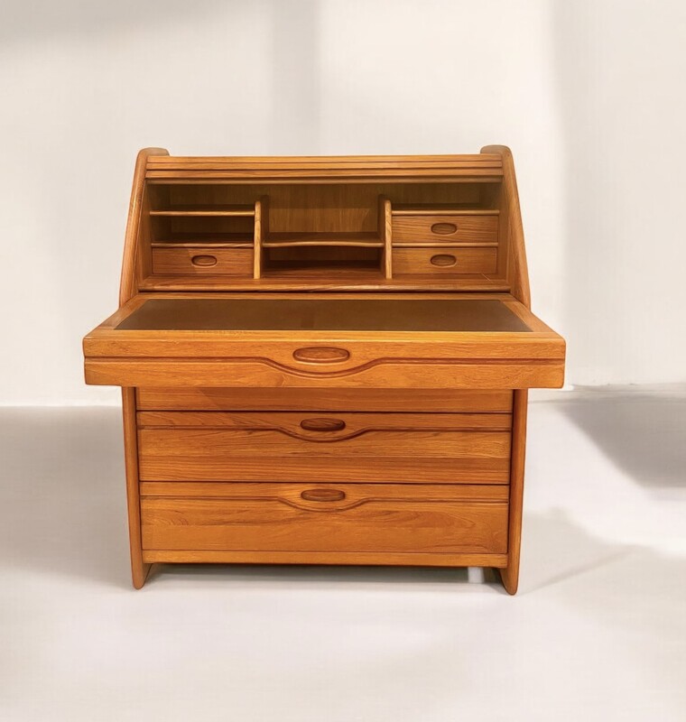 F 394 AG scandinavian teak secretary desk