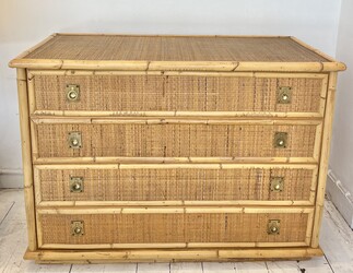 F 610 APO rattan chest of drawers 