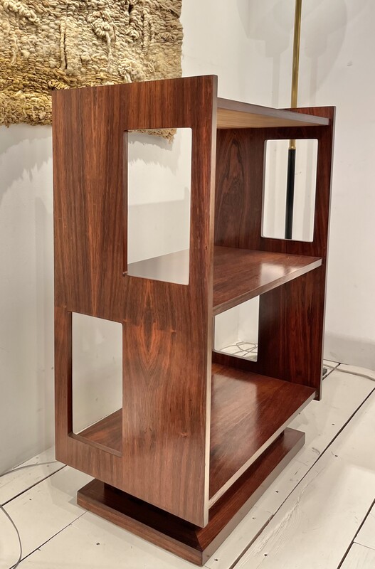 F 617 OB Modernist rosewood bookcase, Italy 1950s