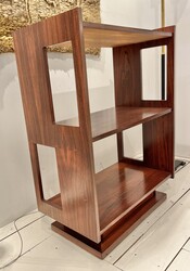 F 617 OB Modernist rosewood bookcase, Italy 1950s