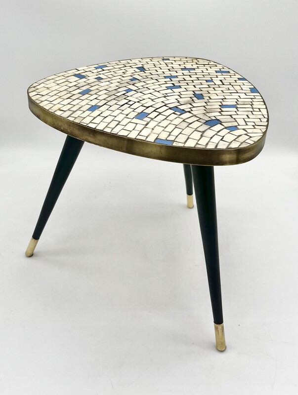 F 685 JD/RC mosaic small side table by Berthold Müller, 1950’s