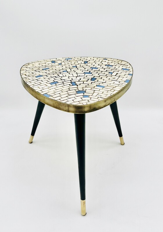 F 685 JD/RC mosaic small side table by Berthold Müller, 1950’s