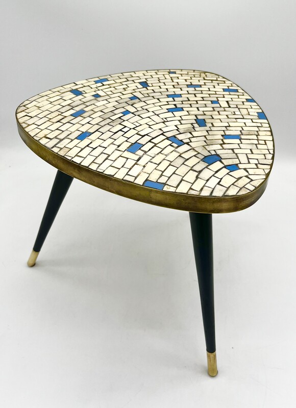 F 685 JD/RC mosaic small side table by Berthold Müller, 1950’s