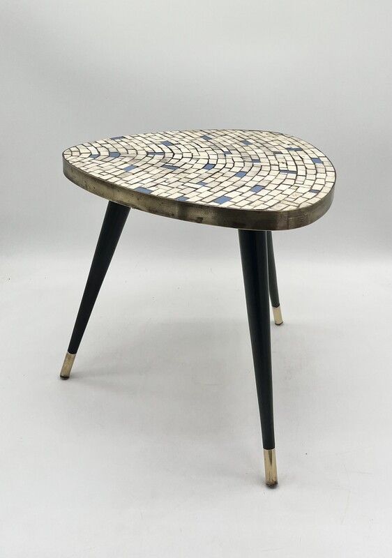 F 685 JD/RC mosaic small side table by Berthold Müller, 1950’s