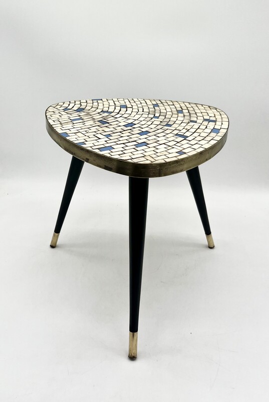 F 685 JD/RC mosaic small side table by Berthold Müller, 1950’s