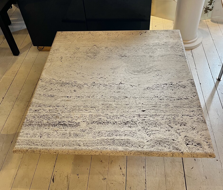 F 693 YD large travertine coffee table 