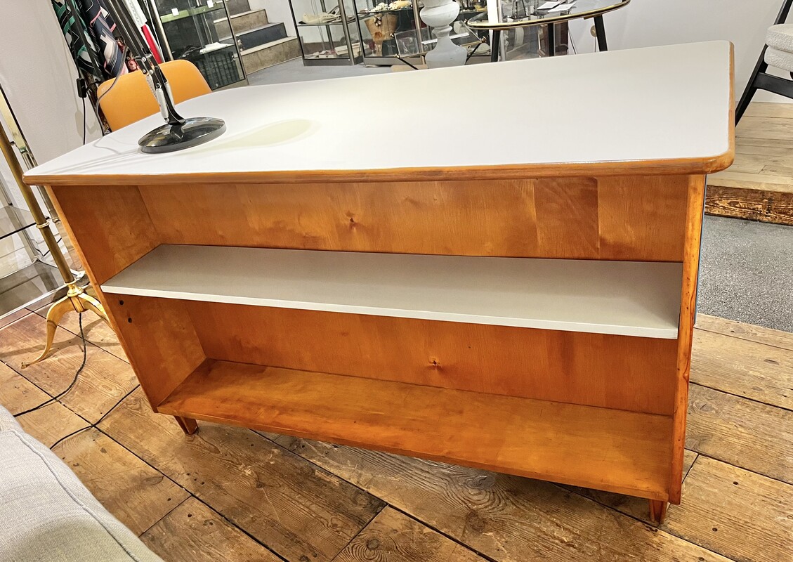 F 694 RP double face midcentury desk 