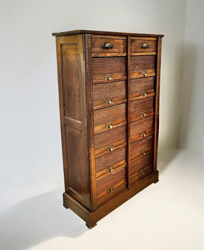 F 712 APO notary’s cabinet with rolling shutters, circa 1900