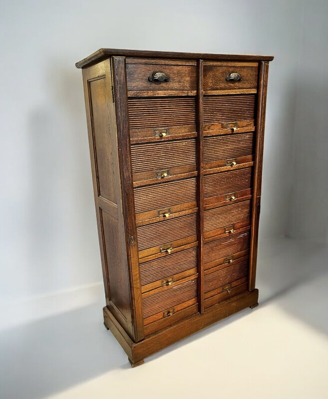 F 712 APO notary’s cabinet with rolling shutters, circa 1900