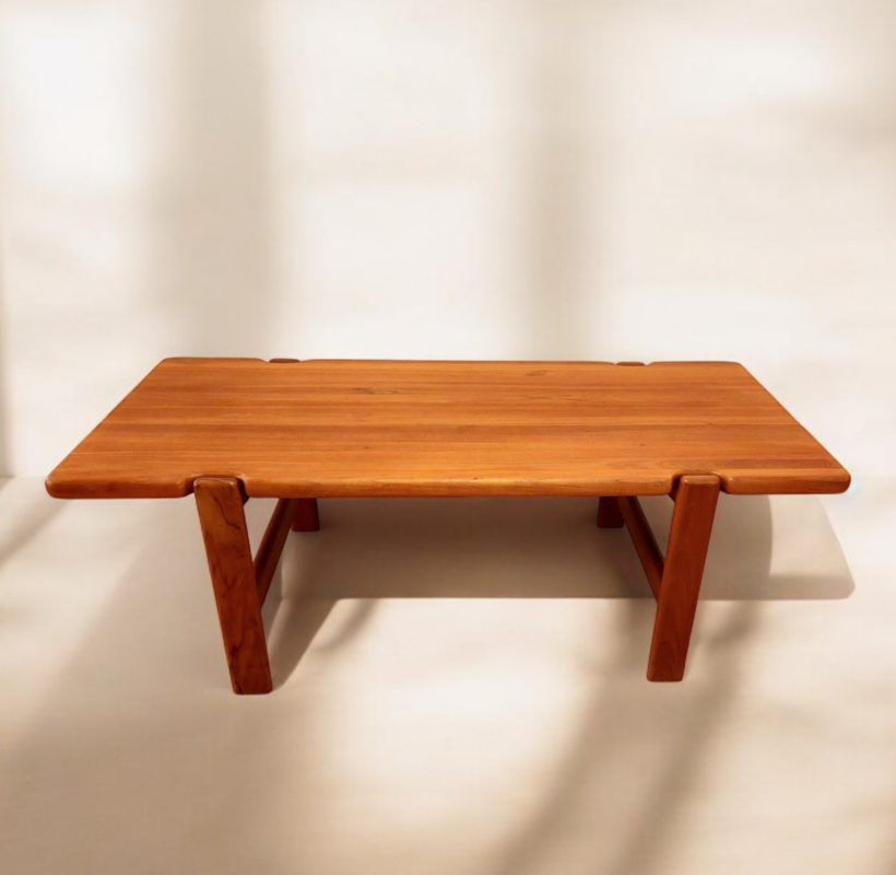 F 848 JC Scandinavian teakwood coffee table, Denmark 1970s 