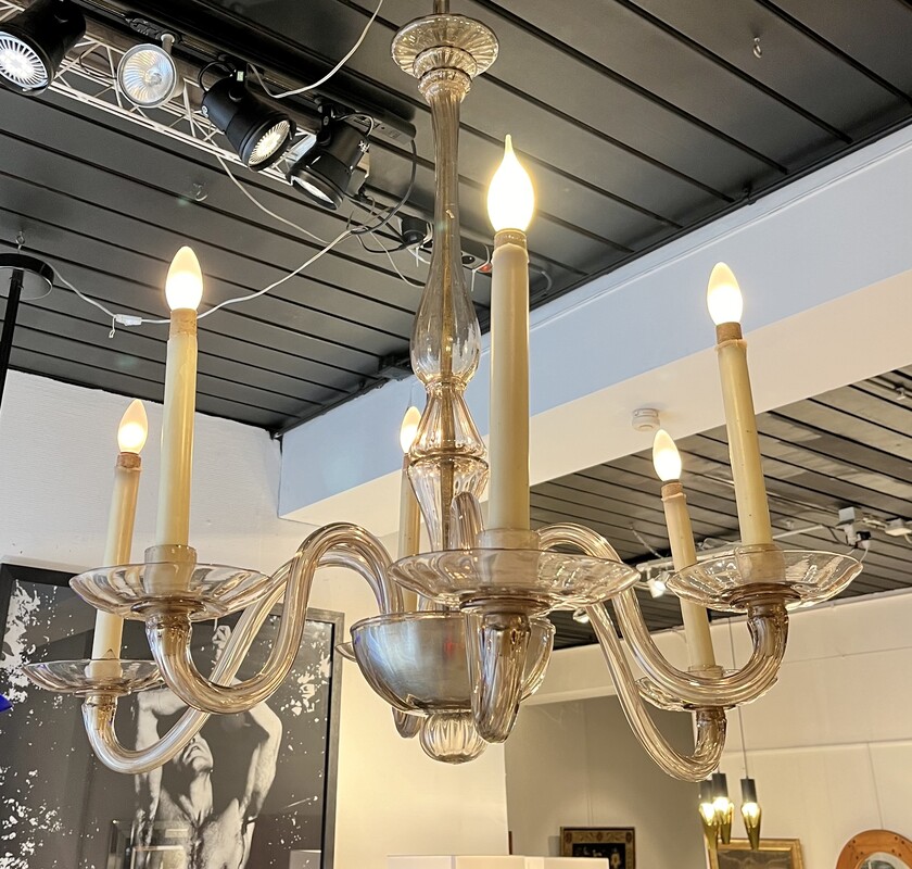 L 233 YD Murano glass chandelier by Venini