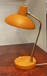 L 312 AS midcentury orange desk lamp 