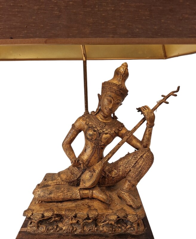 L 319 JFC bouddha table lamp 