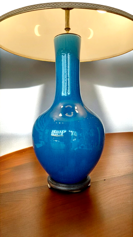 L 340 JC Lamp-mounted Chinese vase 1950s