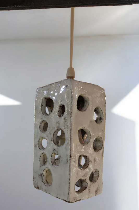 L 343 JC Ceramic hanging lamp 1970s