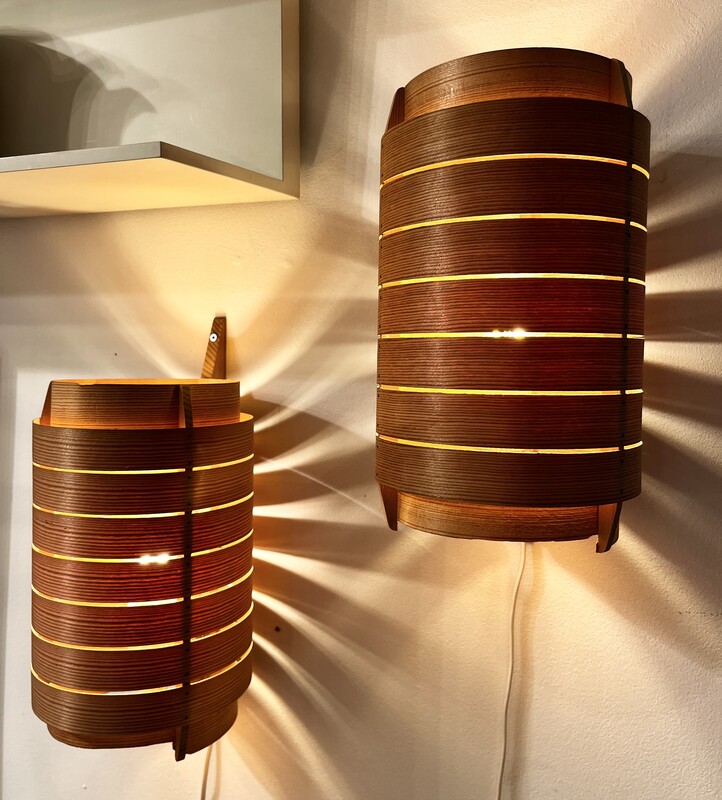 L 354 JB pair of Hans Agne Jakobsson wall lamps 