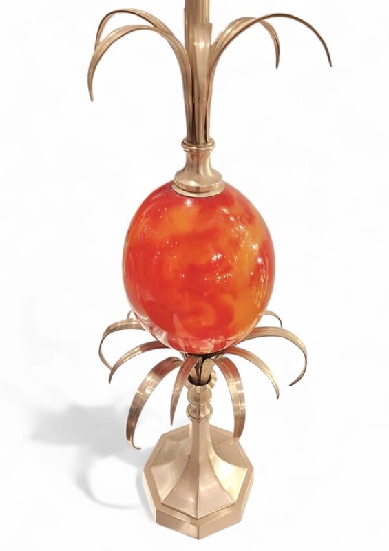 L 396 APO ananas lamp by Maison Charles, 1970’s