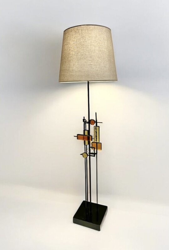 L 403 JB Floor Lamp by Svend Aage Holm Sorensen for Holm Sprensen & Co., Denmark, 1960s