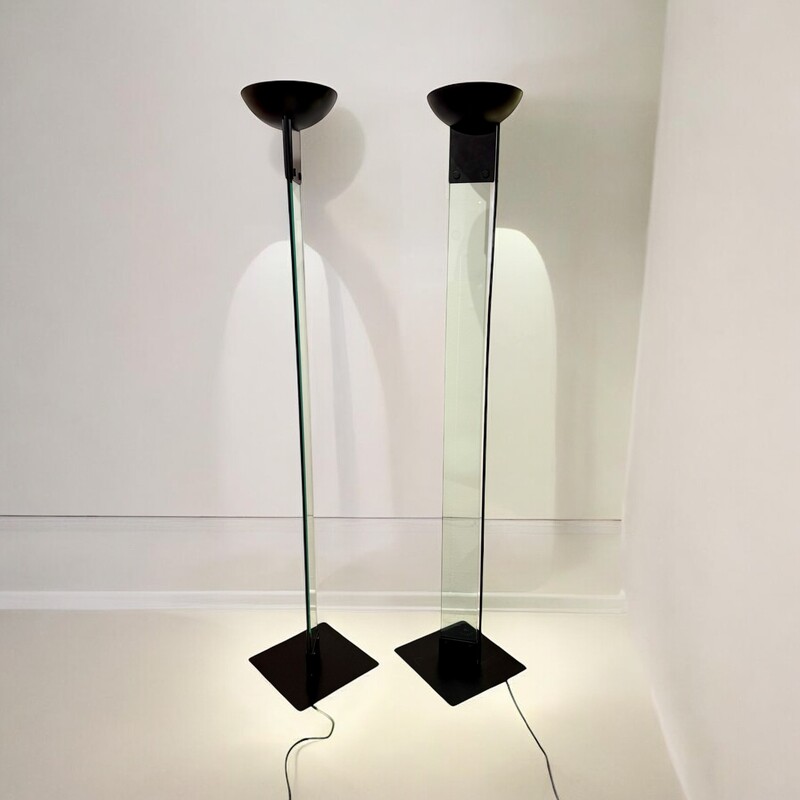 L 427 AG pair of lamp floor by Max Baguara