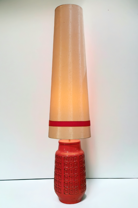 L 436 JC Vintage Ceramic floor lamp, 1970s