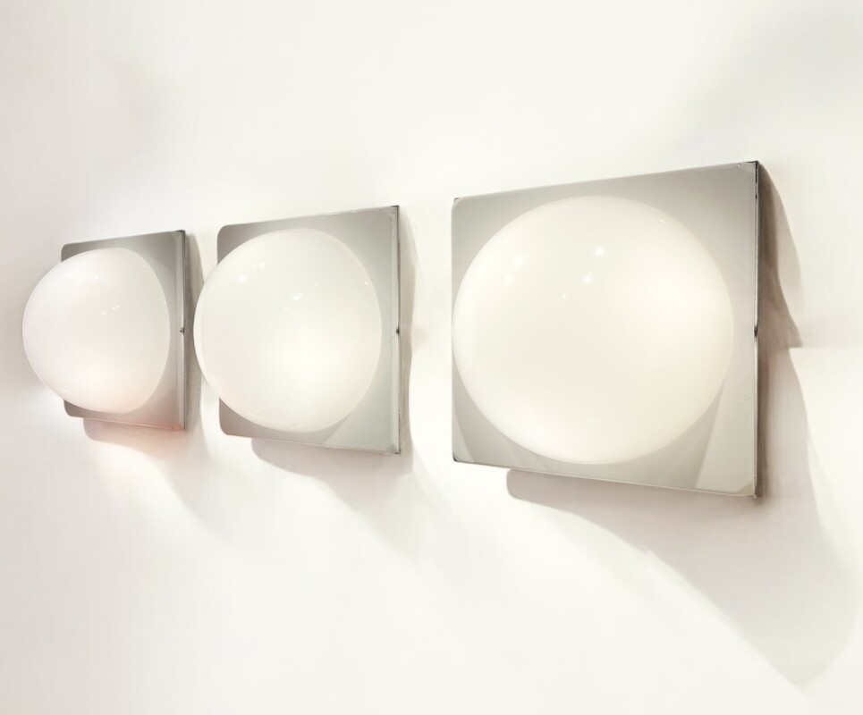 L 442 AV set of 3 wall lamps by Verner Panton