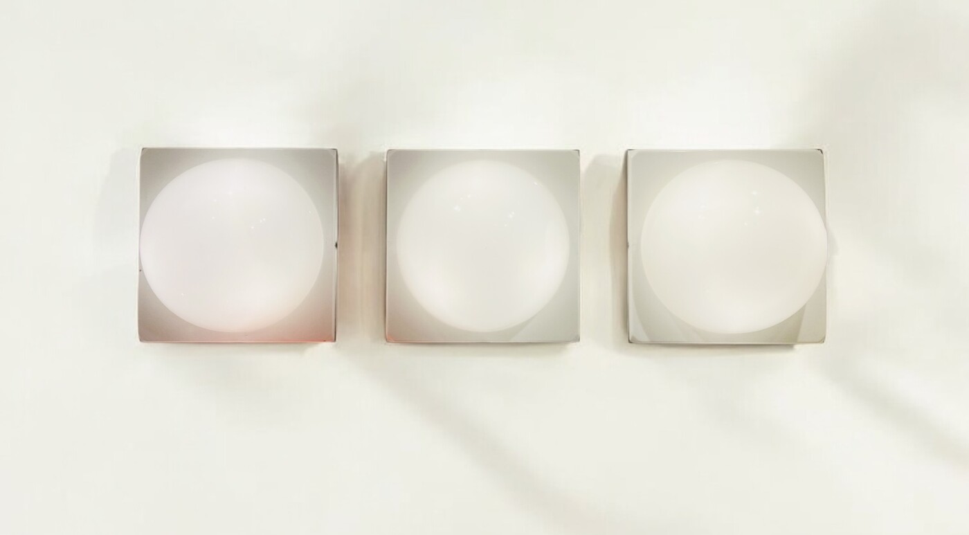 L 442 AV set of 3 wall lamps by Verner Panton