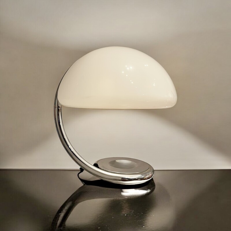 L 445 AV ELIO MARTINELLI 'SERPENTE' LAMP FOR LUCE, 1965