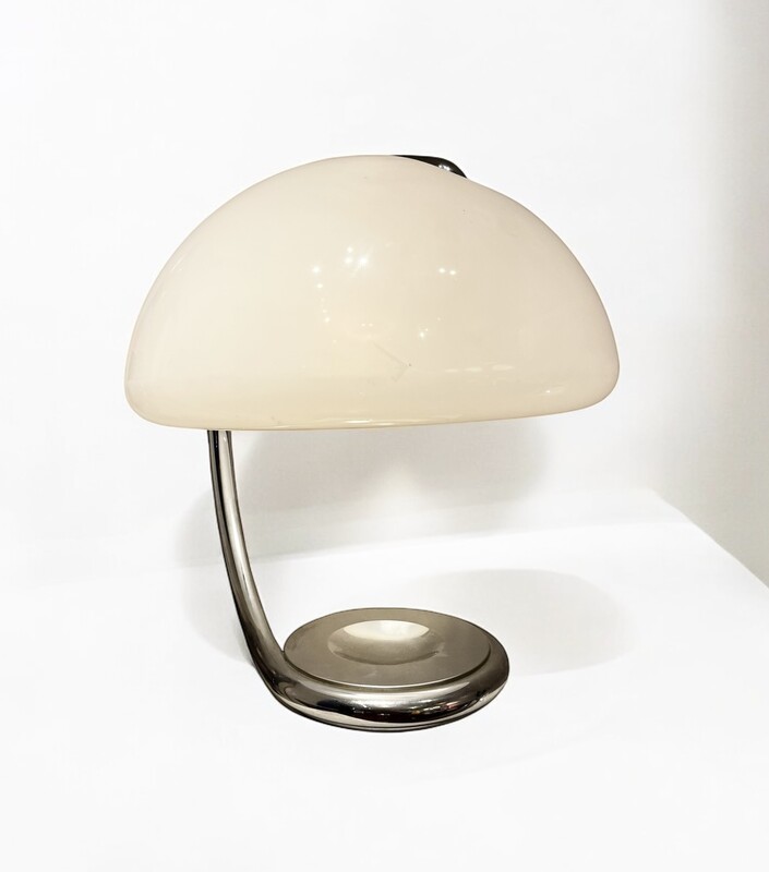 L 445 AV ELIO MARTINELLI 'SERPENTE' LAMP FOR LUCE, 1965