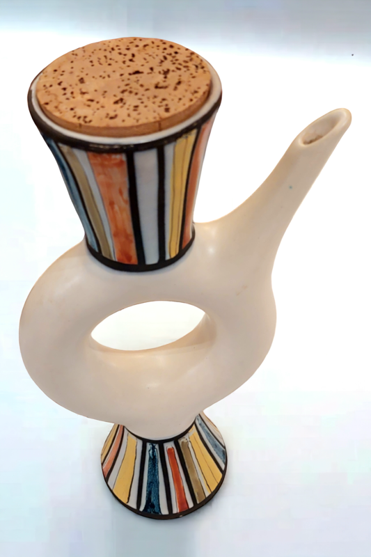 M 147 JC ceramic pitcher by Roger Capron, Vallauris 1950