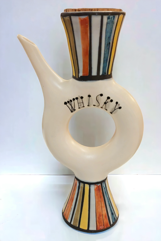 M 147 JC ceramic pitcher by Roger Capron, Vallauris 1950