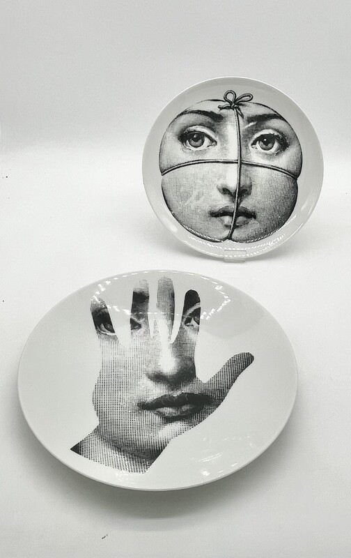 M 164 JD/RC plate by Fornasetti, Tema e Variazioni edition 