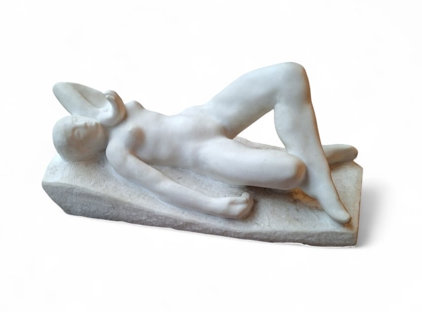 M 165 APO Naked marble signed M.I. Cladel, 1924