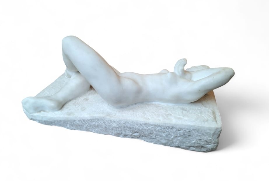 M 165 APO Naked marble signed M.I. Cladel, 1924