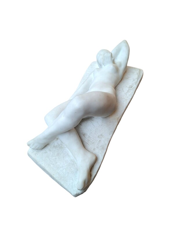 M 165 APO Naked marble signed M.I. Cladel, 1924