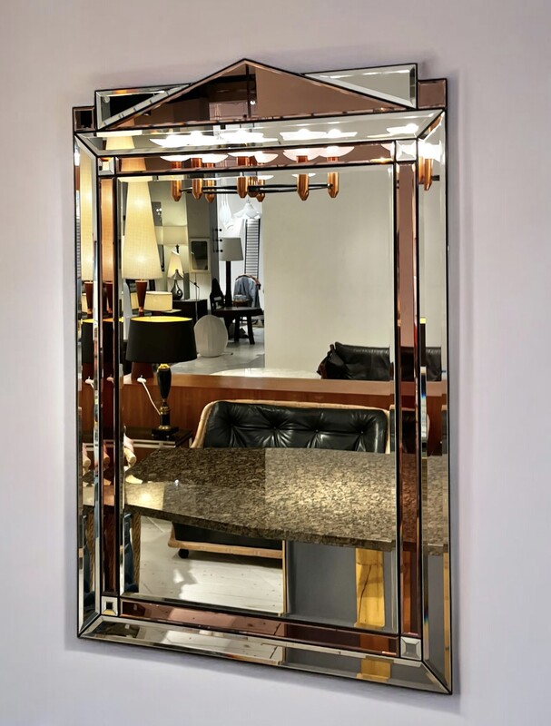 M 802 JFC Hollywood Regency Mirror by Deknudt 