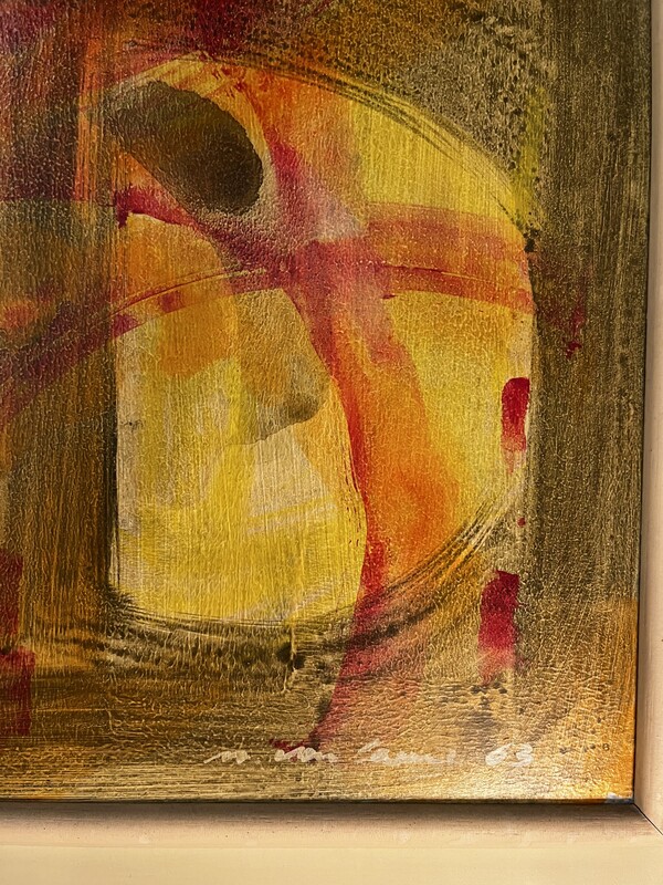 P 304 RP abstract painting, 1963