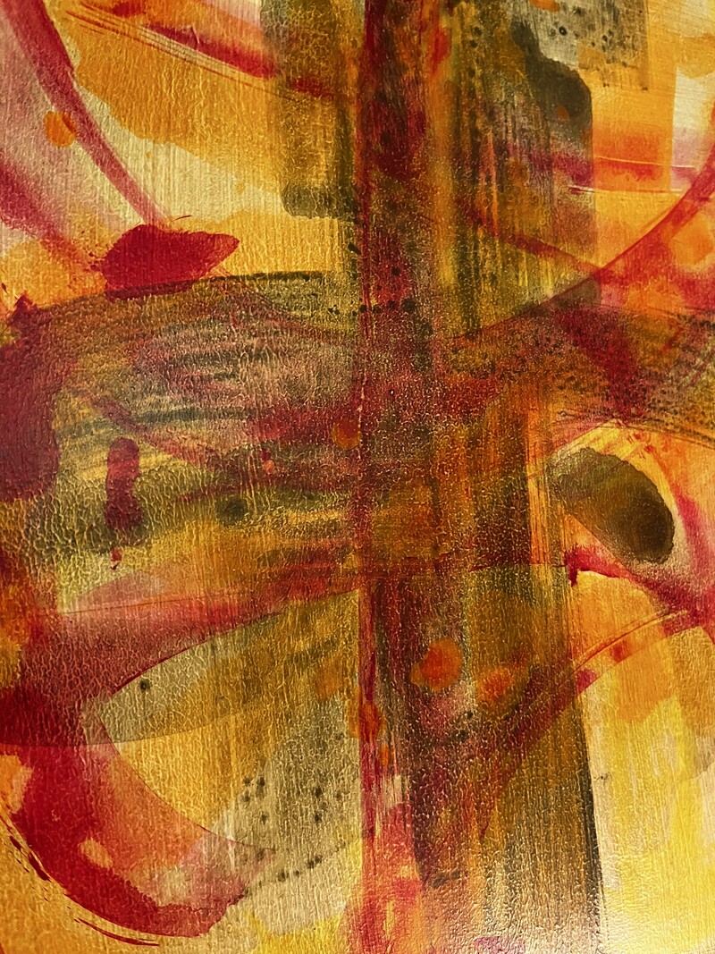 P 304 RP abstract painting, 1963