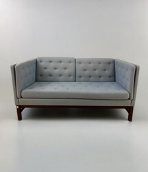 S 218 FS light blue sofa by Erik Jørgensen