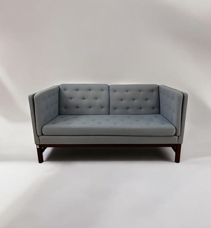 S 218 FS light blue sofa by Erik Jørgensen