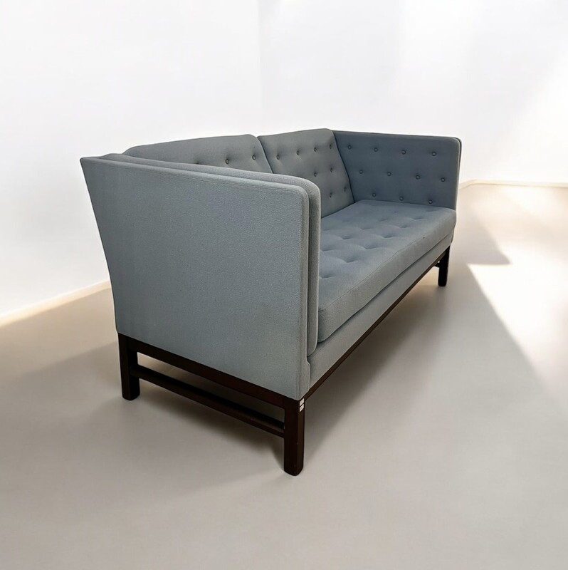 S 218 FS light blue sofa by Erik Jørgensen