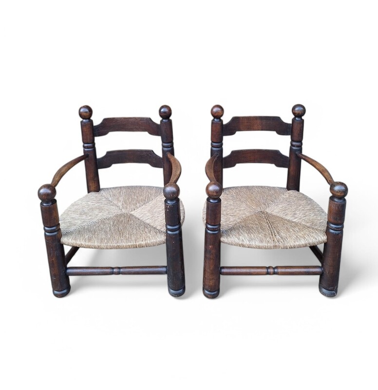 S 227 APO pair of armchairs by Charles Dudouyt