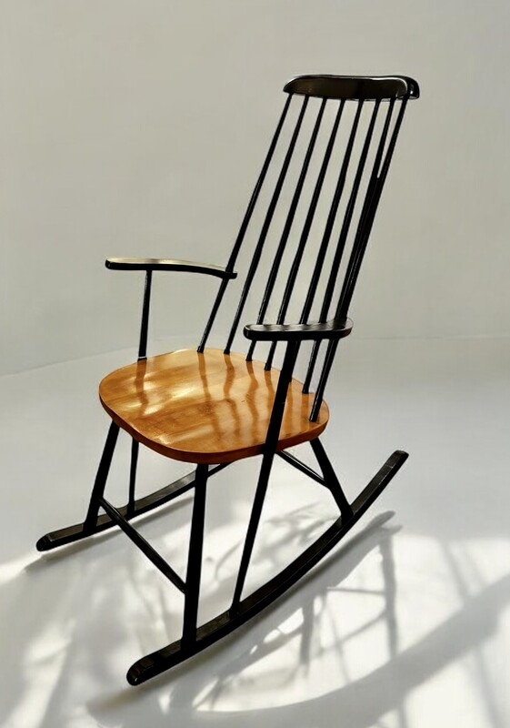 S 257 RP scandinavian rocking chair, 1950’s