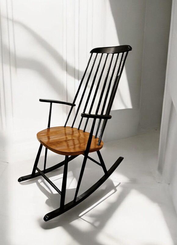 S 257 RP scandinavian rocking chair, 1950’s