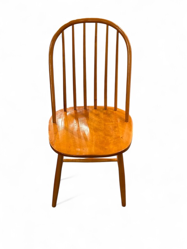 S 298 AS Set of 6 chairs in solid birch, Sweden, Äkerblom Edition, ca 1955