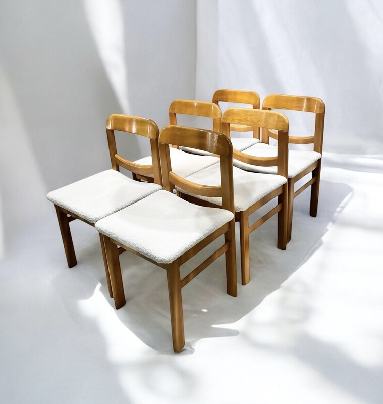 S 321 YO set of 6 vintage chairs 