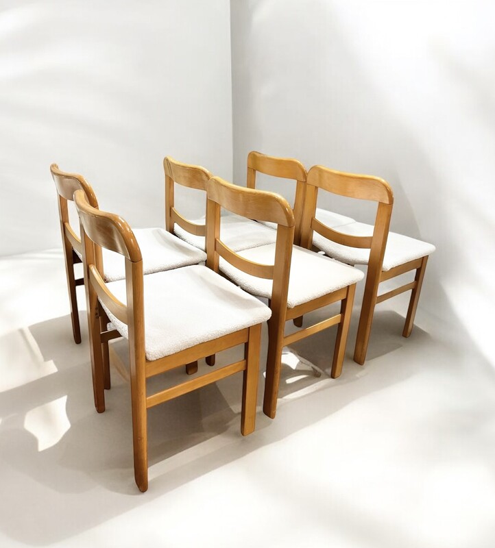 S 321 YO set of 6 vintage chairs 